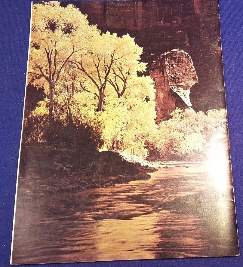 1976 ZION The Story Behind the Scenery Paperback Book KC Publications