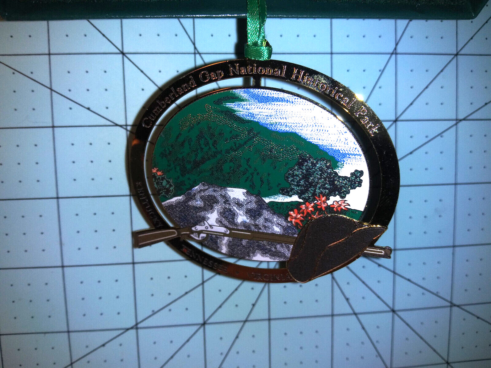 Cumberland Gap Falls National Historical Park Hiking Medallion 1/10k Solid Brass