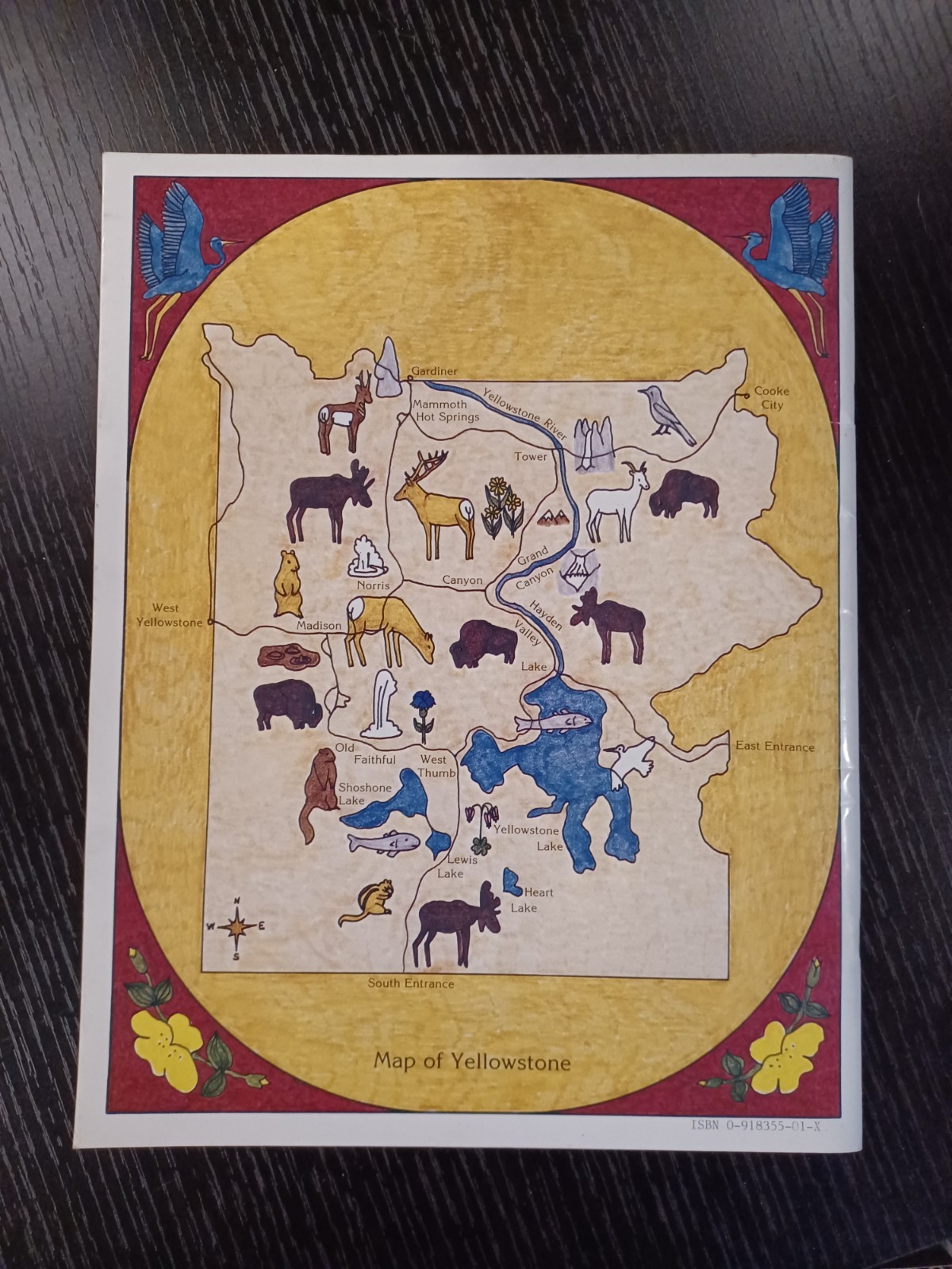 VTG Yellowstone, A Children’s Guide, 1981 National Parks, Coloring Book