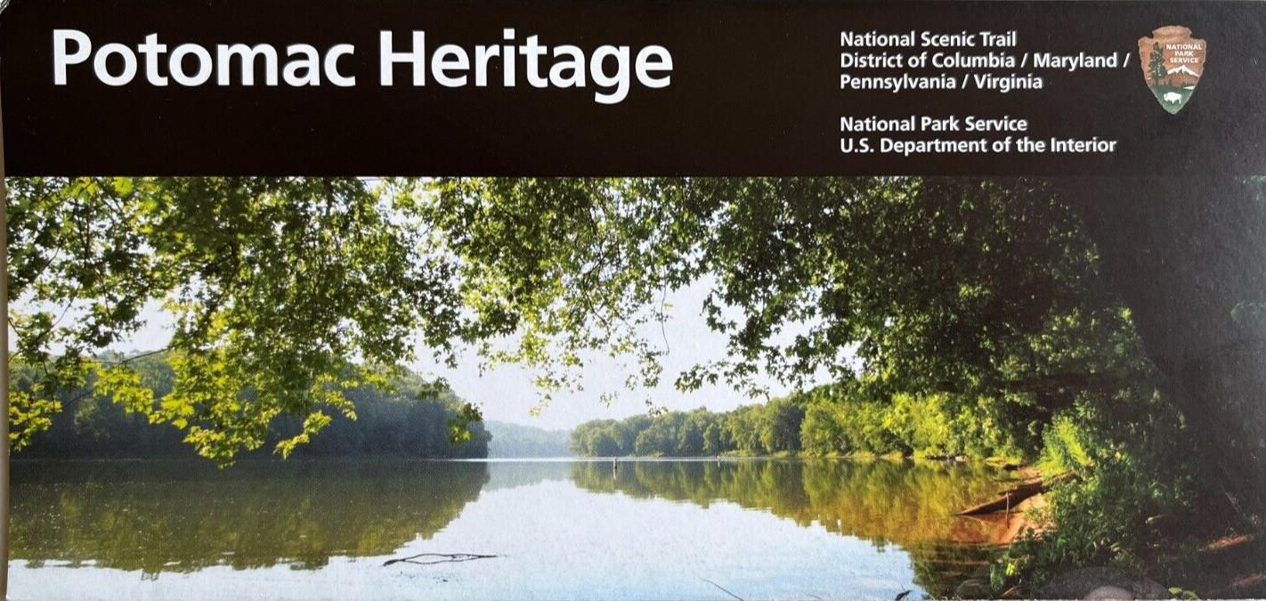 2026 POTOMAC HERITAGE TRAIL NATIONAL PARK SERVICE UNIGRID BROCHURE/MAP New