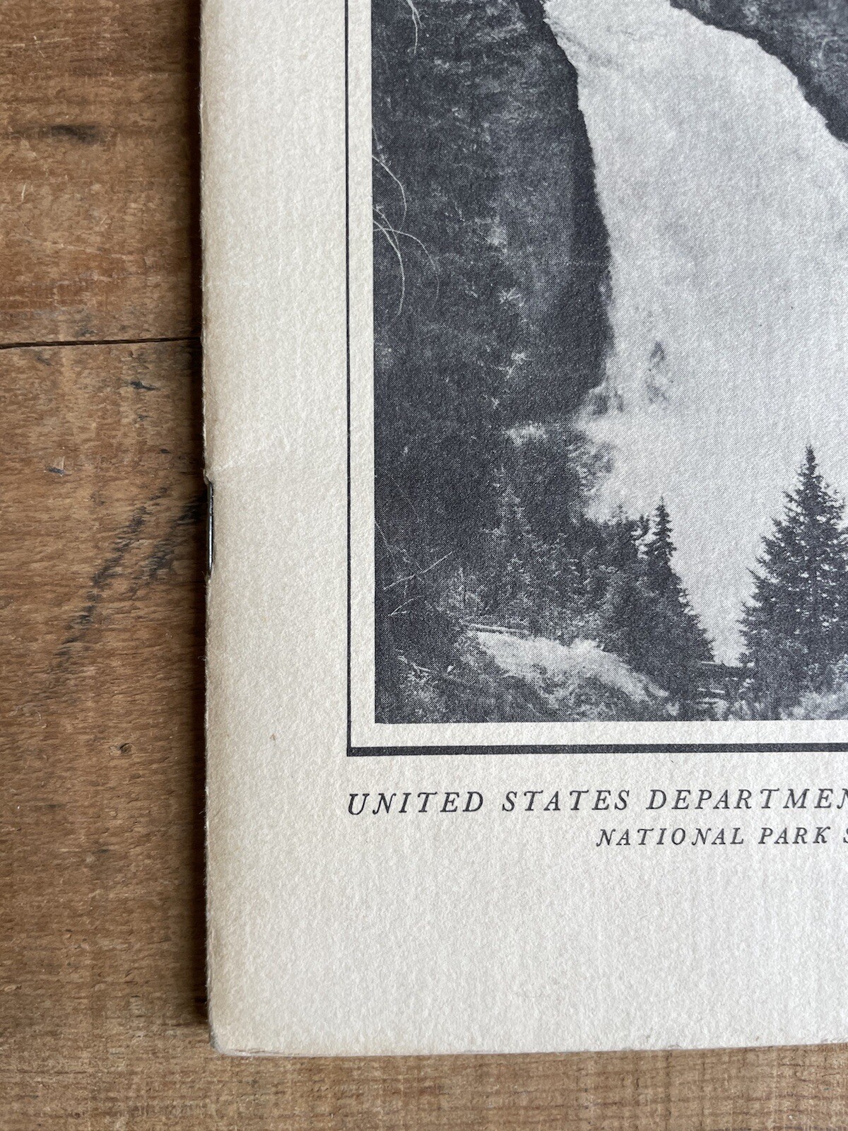 Early Vintage Yellowstone National Park Wyoming US Dept Of The Interior Brochure