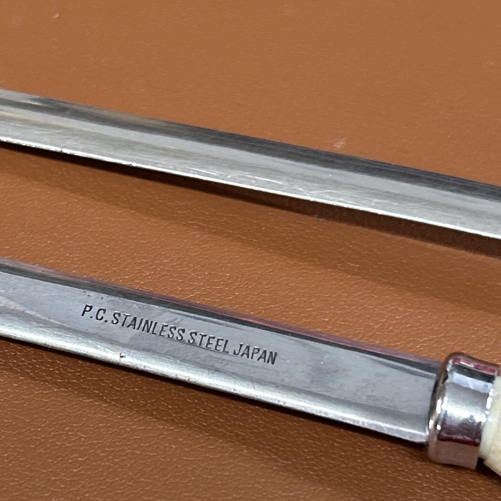 Vtg 70s Teton NATIONAL PARK Letter Opener Faux Antler PC Stainless Steel + Plain