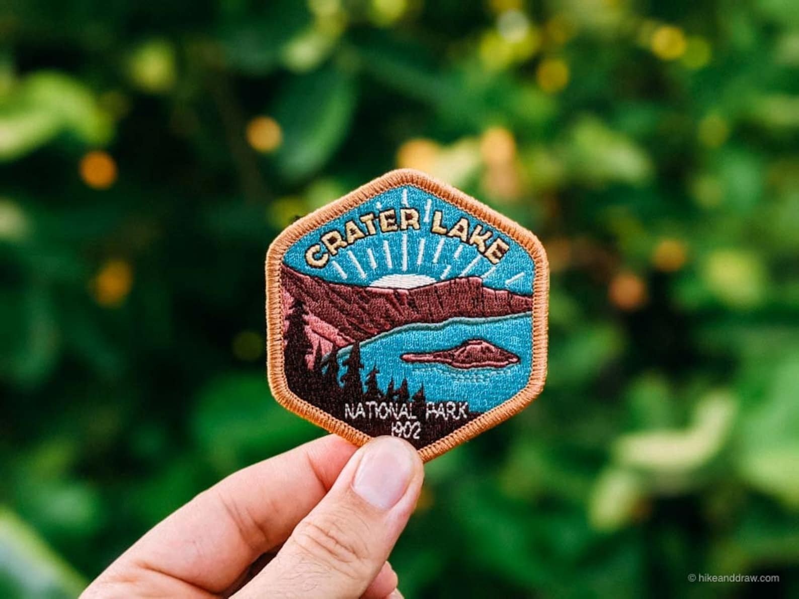 Crater Lake National Park Patch Iron-On Applique Souvenir Gift