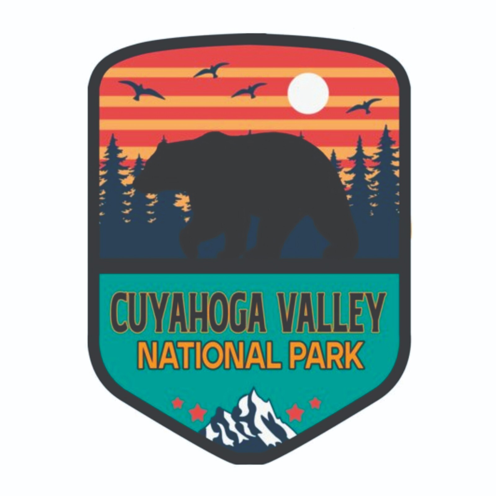 Cuyahoga Valley National Park Sticker Ohio National Park Decal