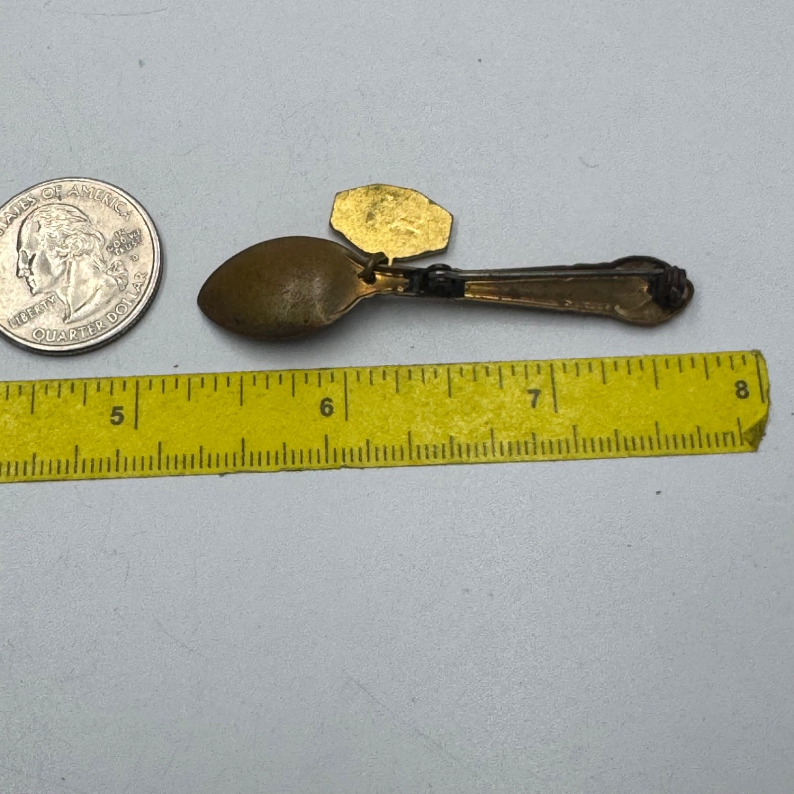 Vintage Shenandoah National Park Skyline Virginia Drive Spoon Lapel Pin
