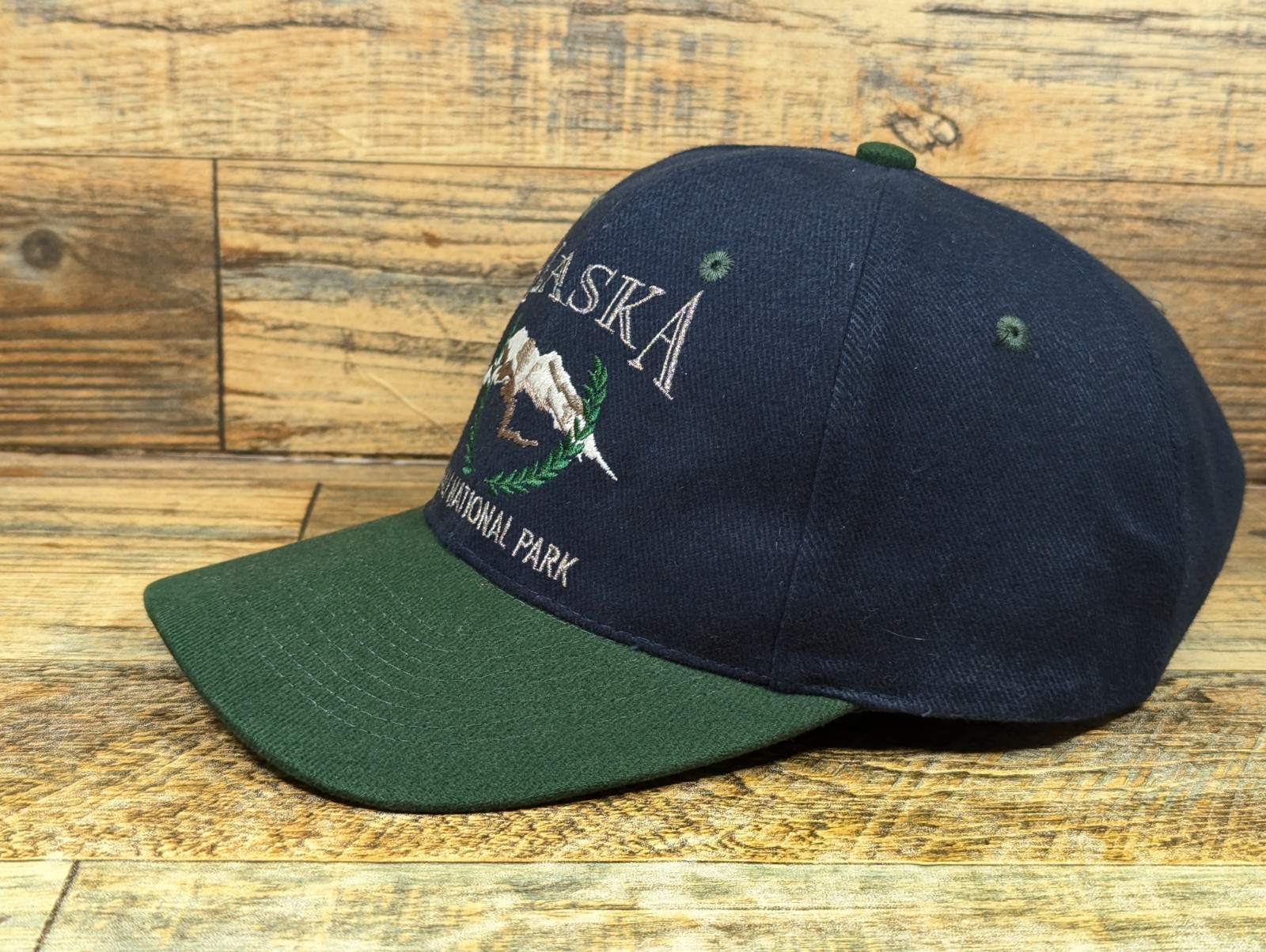 Vintage Denali National Park Strapback Hat Cap
