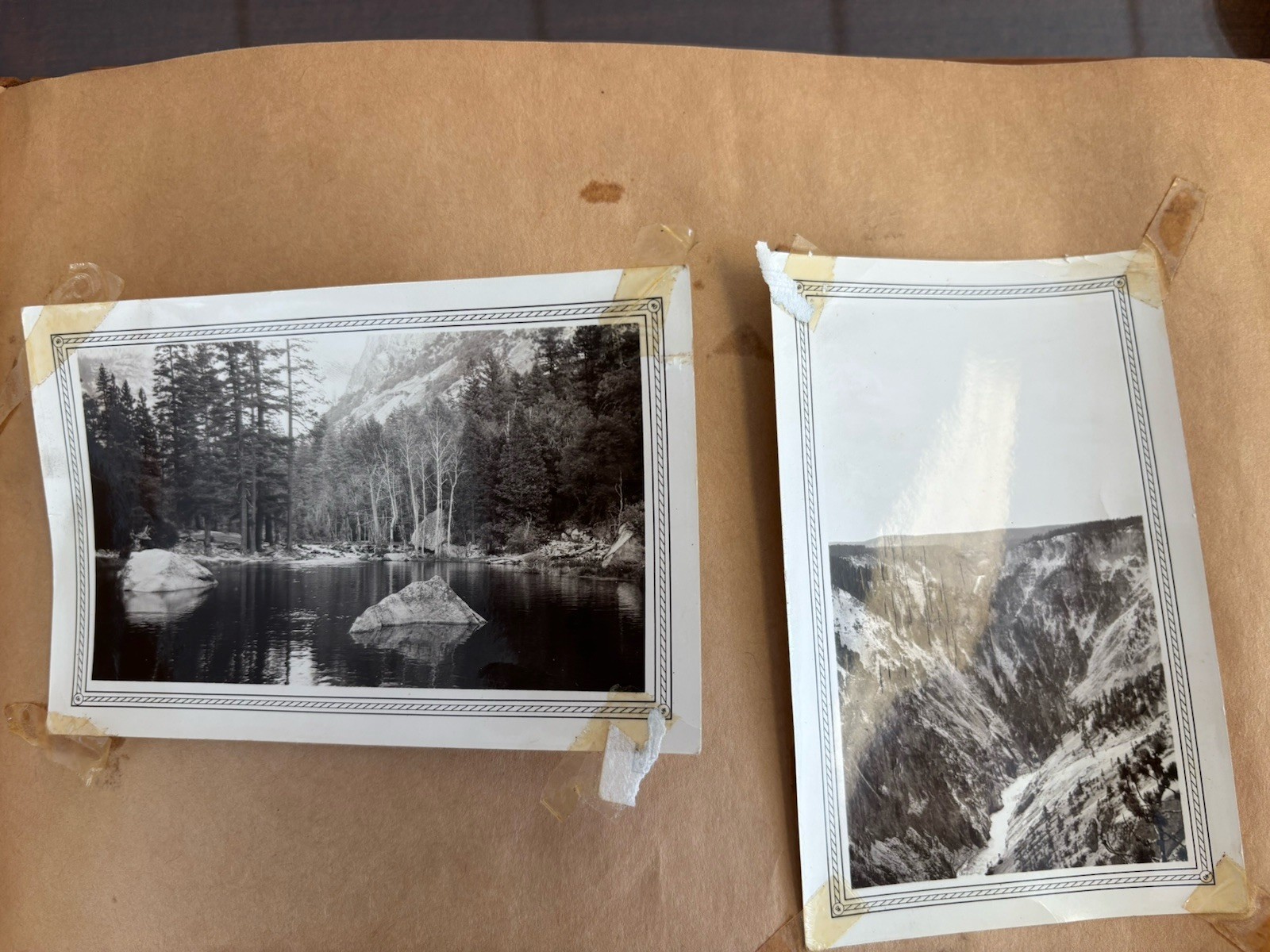 “My Western Trip” National Park 1940 Travel Journal with Postcards & Photos