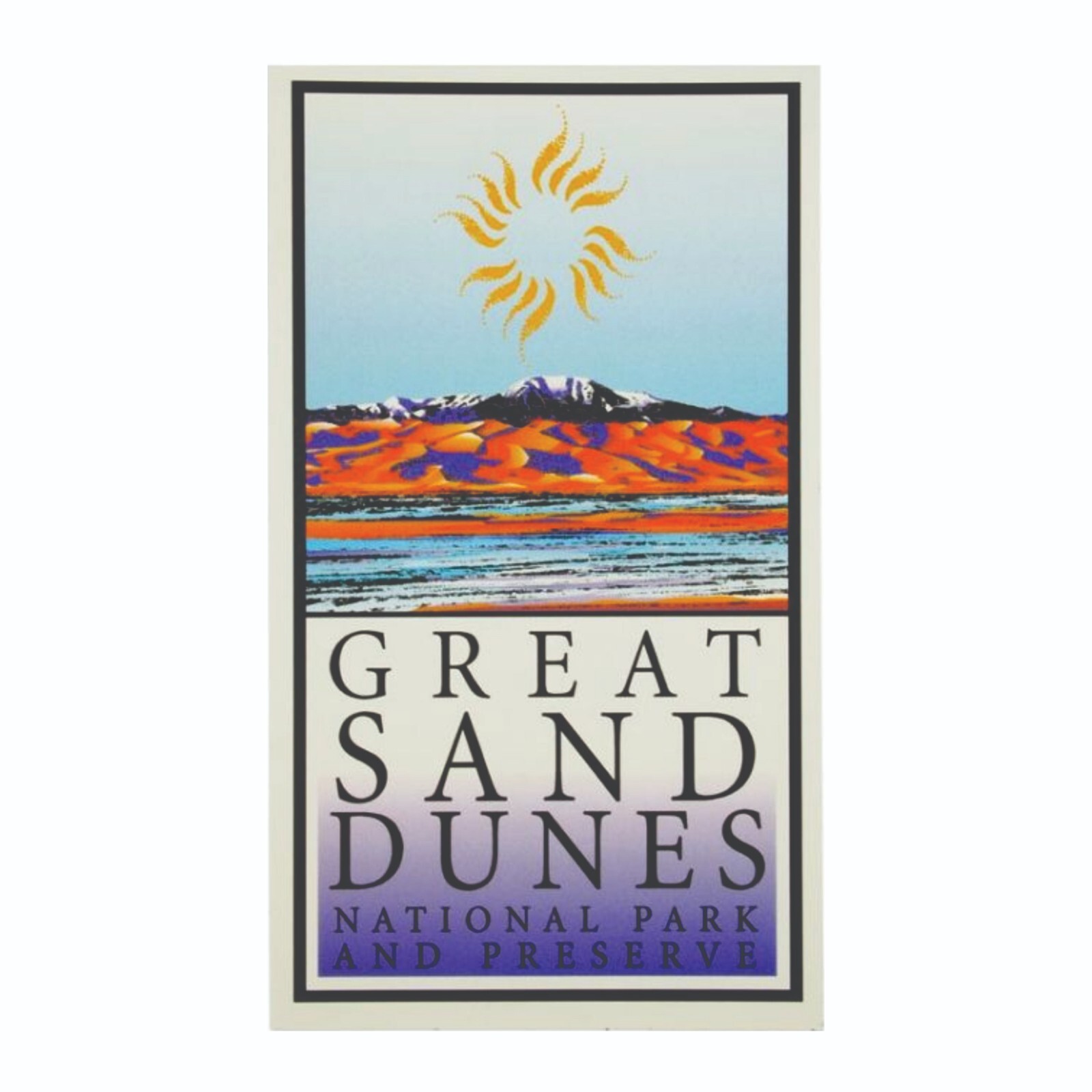 Great Sand Dunes National Park Sticker Colorado National Park Decal