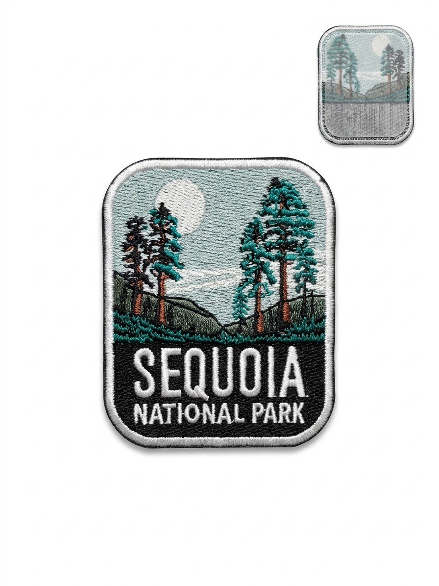 Sequoia National Park Patch – Sequoia Souvenir – Sequoia Iron on Travel Badge