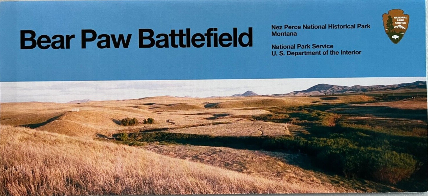 2026 BEAR PAW BATTLEFIELD – Montana NATIONAL PARK SERVICE UNIGRID BROCHURE/MAP