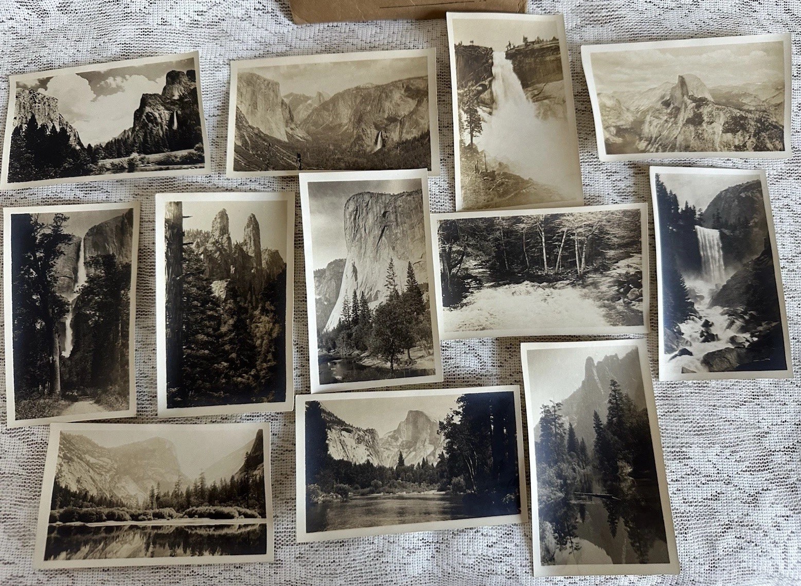 Vintage Yosemite Photo Set 12 Camp Curry Studio Views El Capitan Half Dome