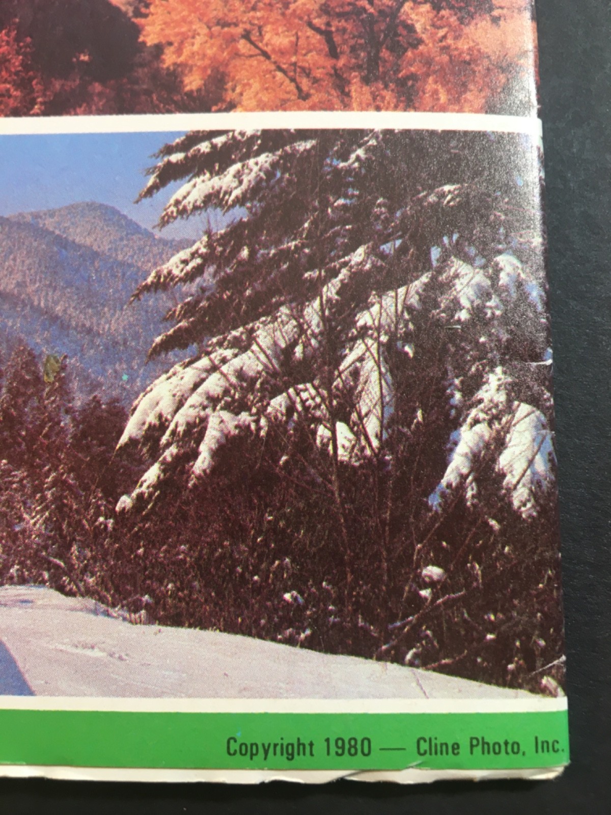 1980 Pictorial Map Great Smoky Mountains National Park NC TN