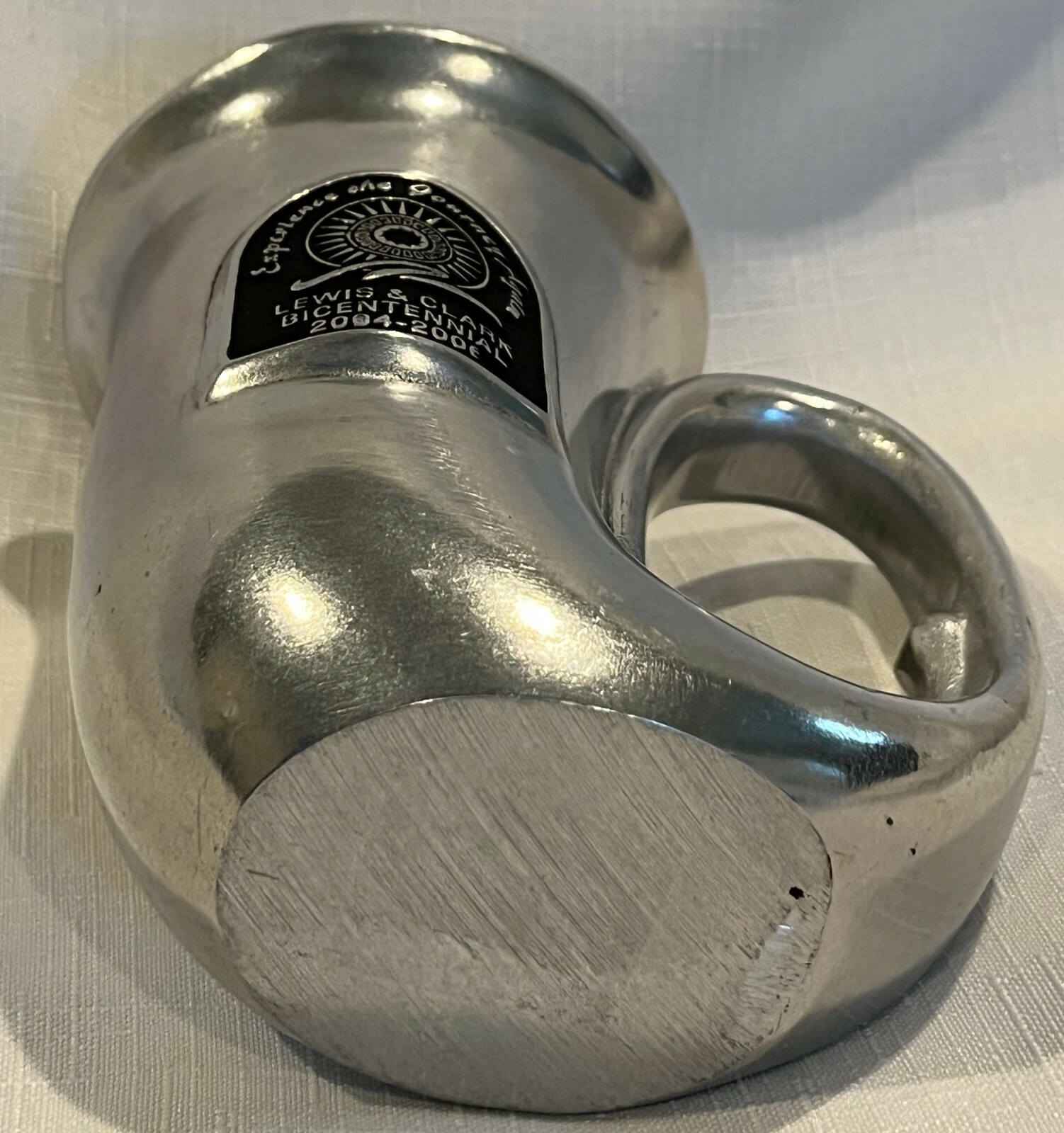 Lewis & Clark Bicentennial 2004-2006 Commemorative Pewter French Horn Coffee Mug