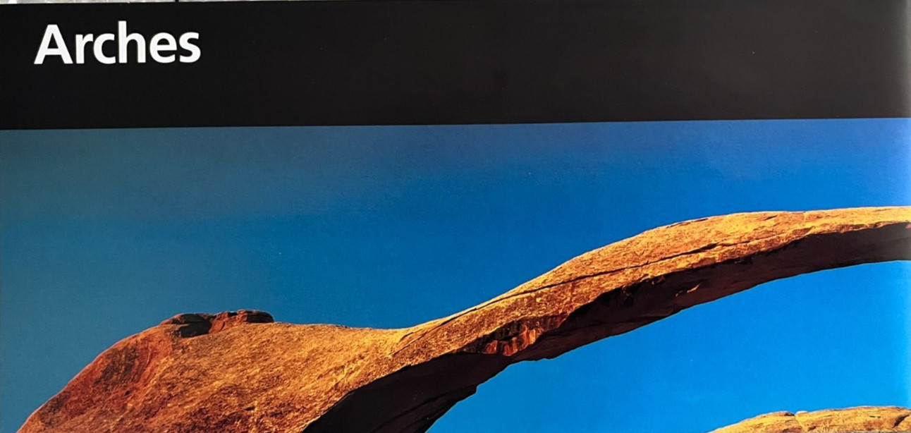 ARCHES NP – Utah NATIONAL PARK SERVICE UNIGRID BROCHURE/MAP New