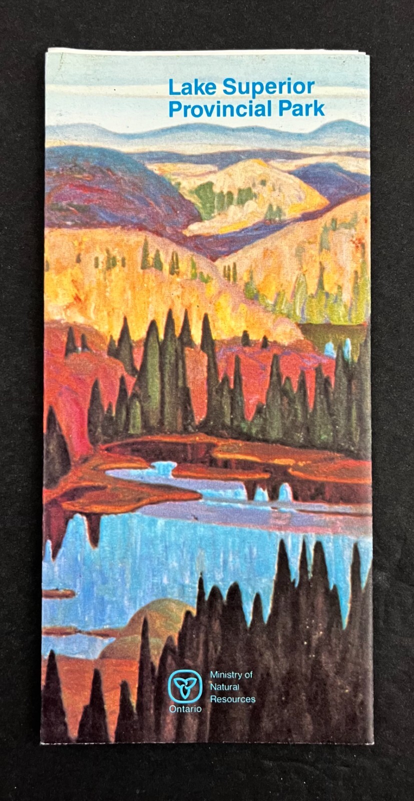 1985 Lake Superior Provincial Park Ontario Canada Vintage Travel Brochure Guide