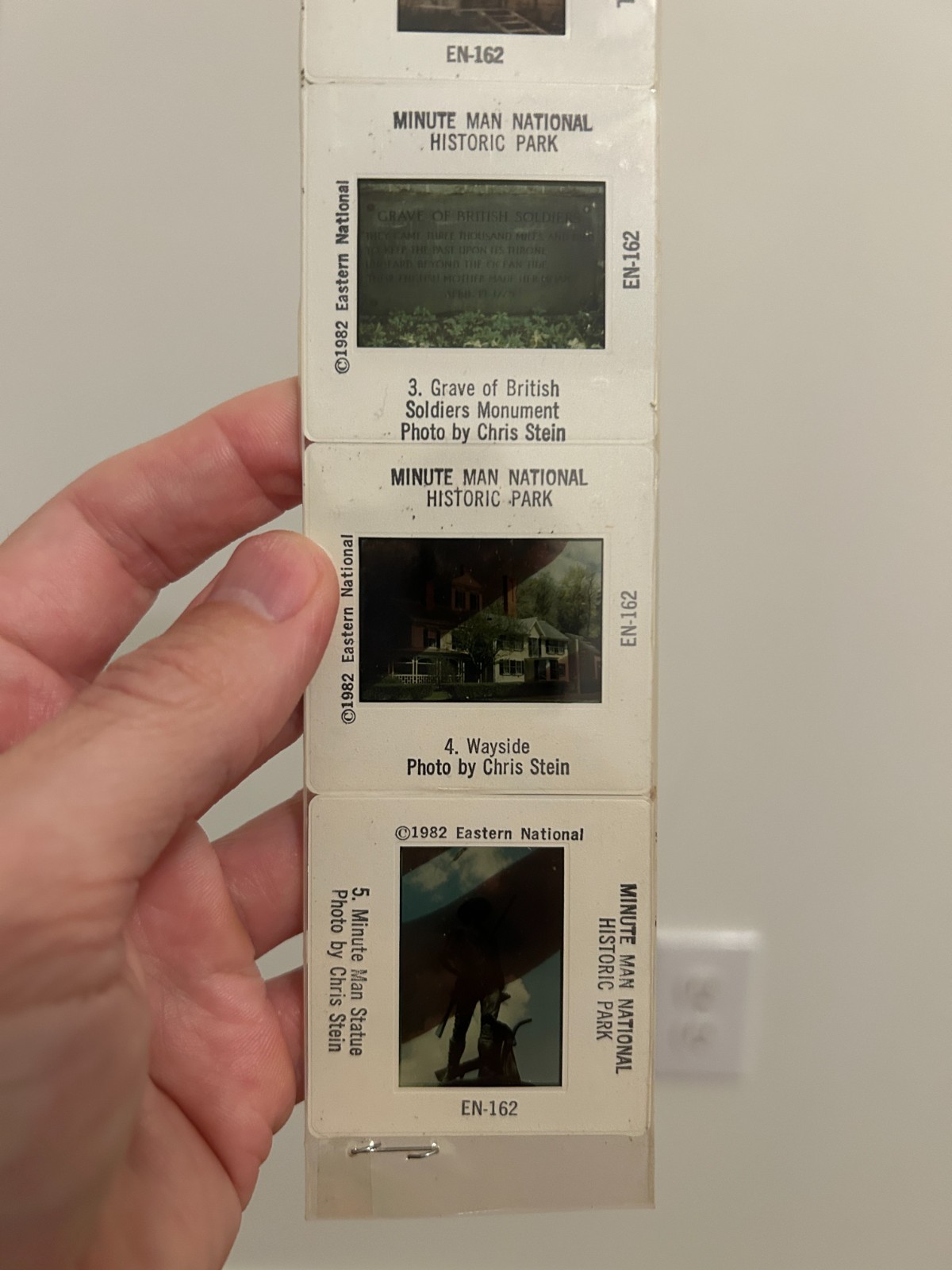 (3) {1980s} “MINUTE MAN NATIONAL HISTORICAL PARK” Photo Slide Set Lot, SEALED!