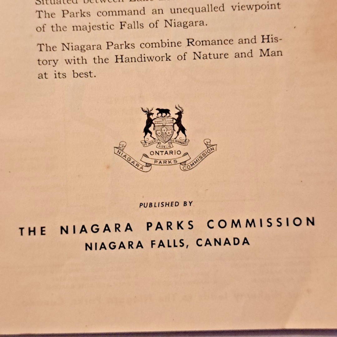 The Niagara Parks Commission Niagara Falls Canada Circa 1930s McQuesten Chairman