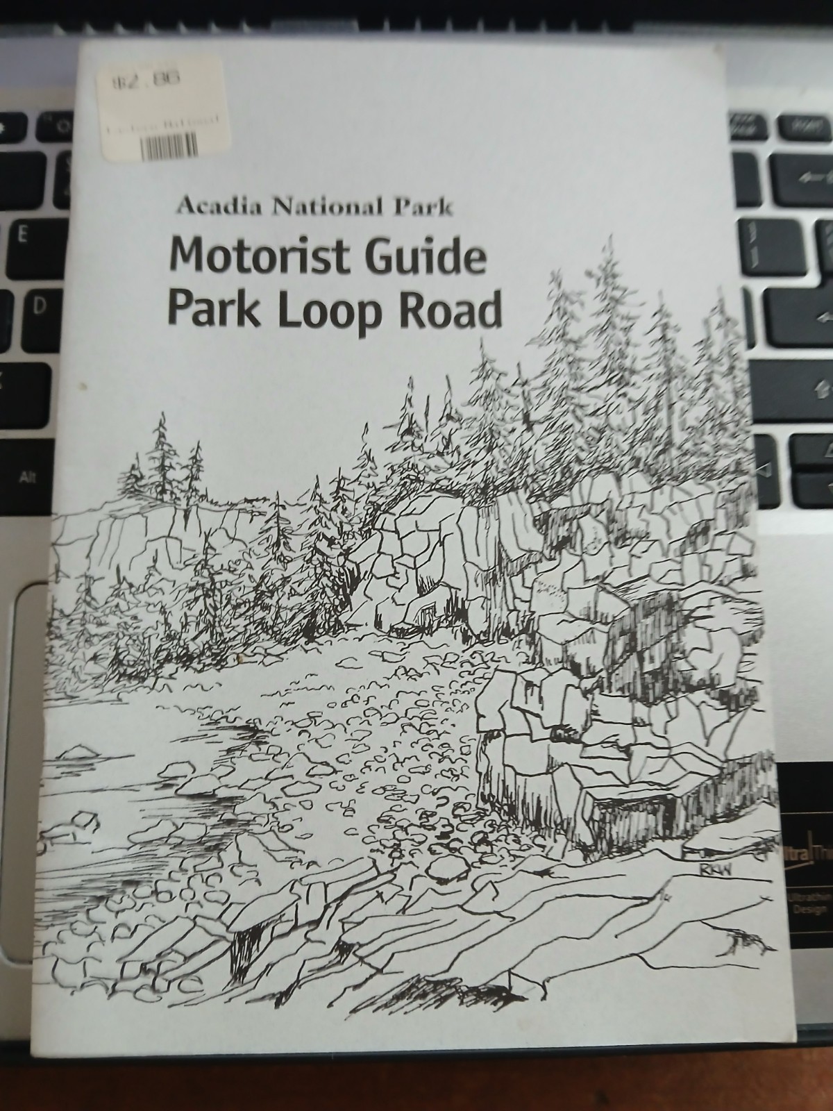 ACADIA National Park Motorist Guide Park Loop Road booklet VINTAGE MAINE