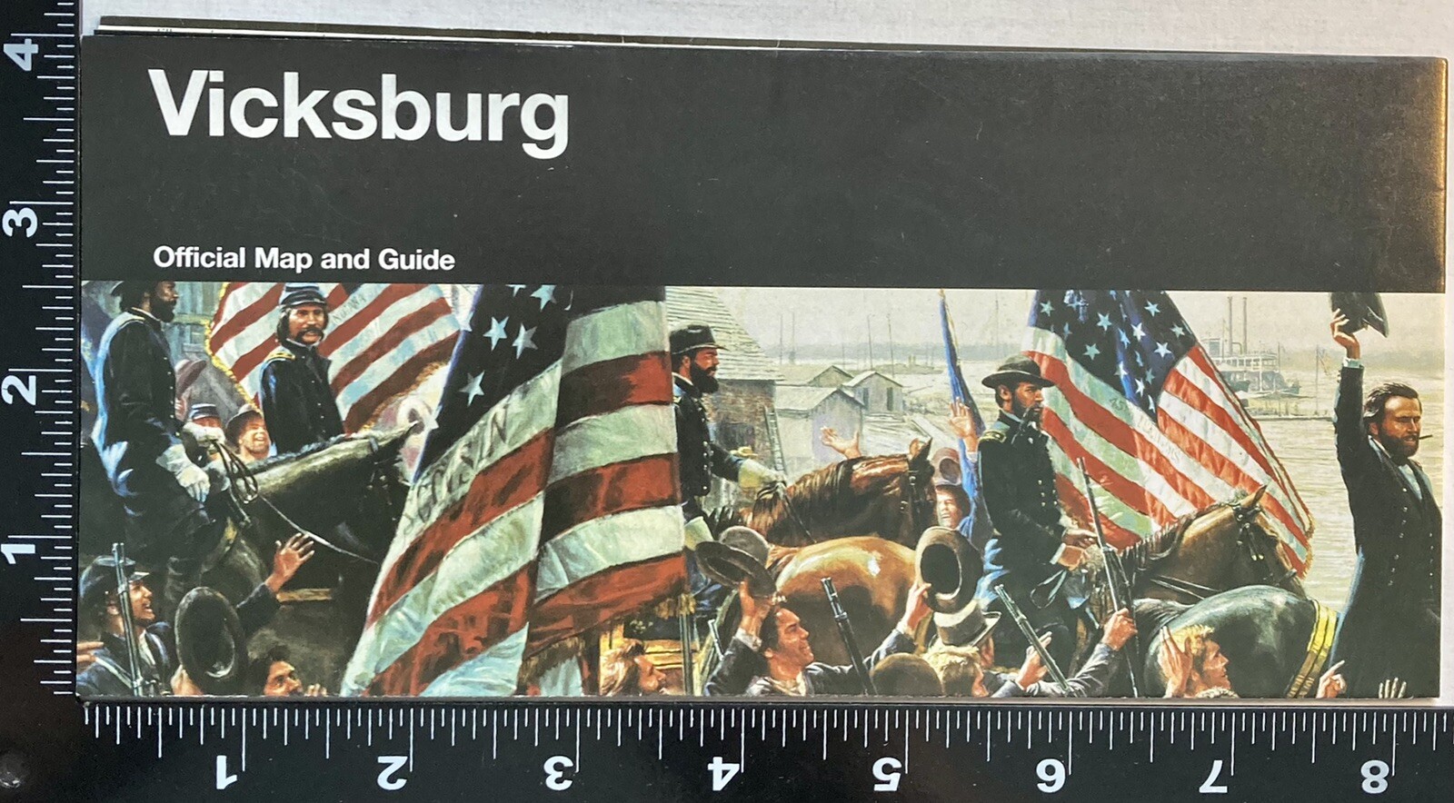 Vicksburg Official Map And Guide Vicksburg National Military Park Fold Brochure