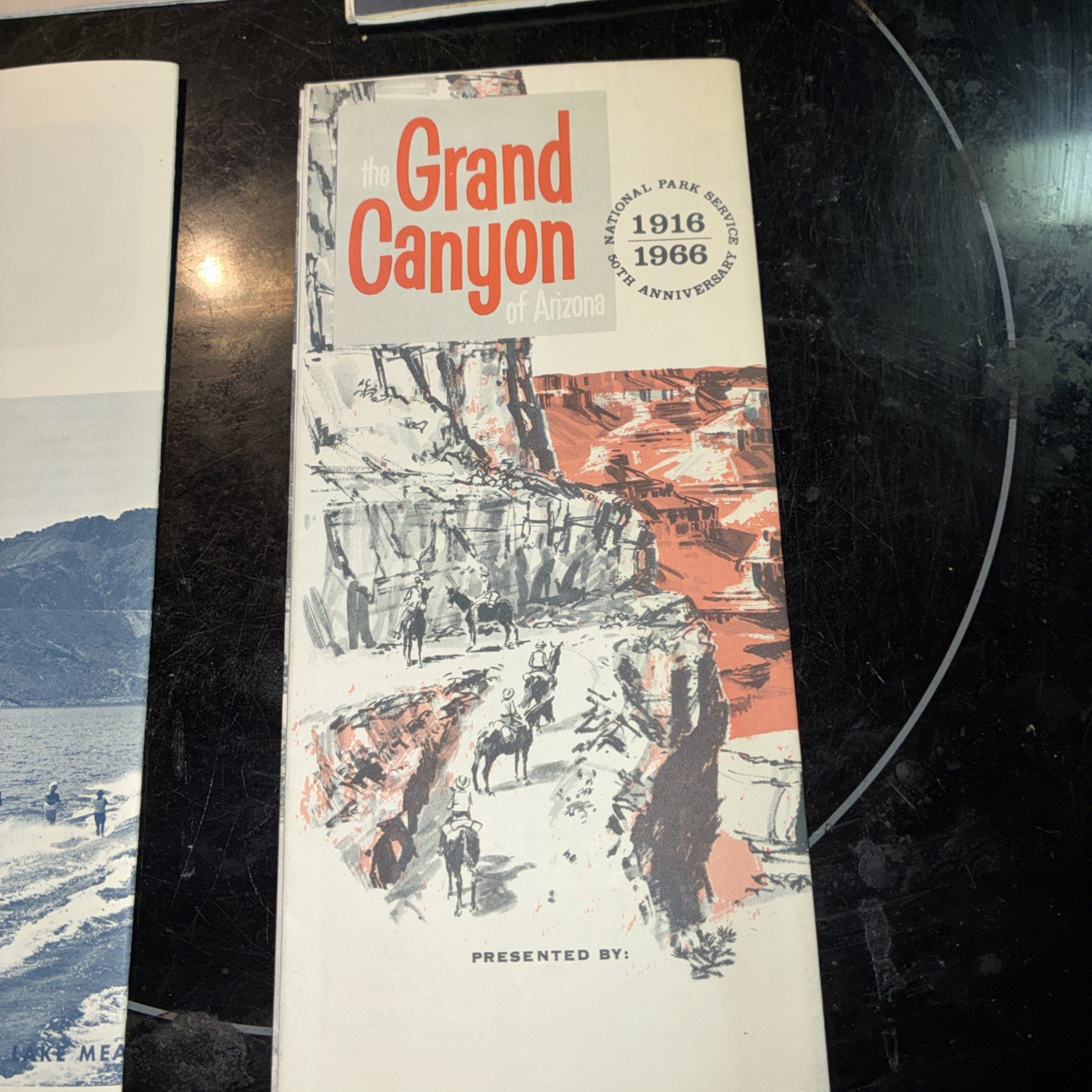 1966 Lot Of 6 National Park Brochure Grand Canyon Sequoia Mead Others