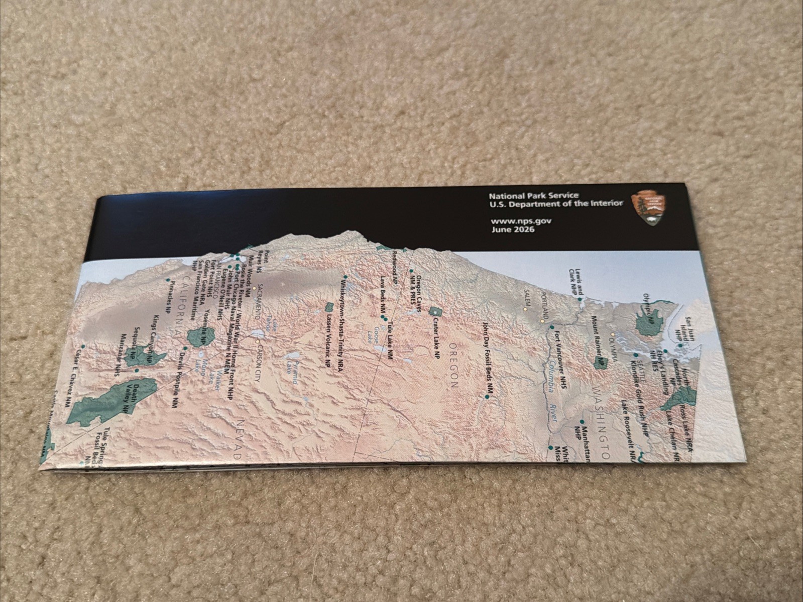 National Park System Map And Guide 2026 Unigrid Brochure – NEW NPS