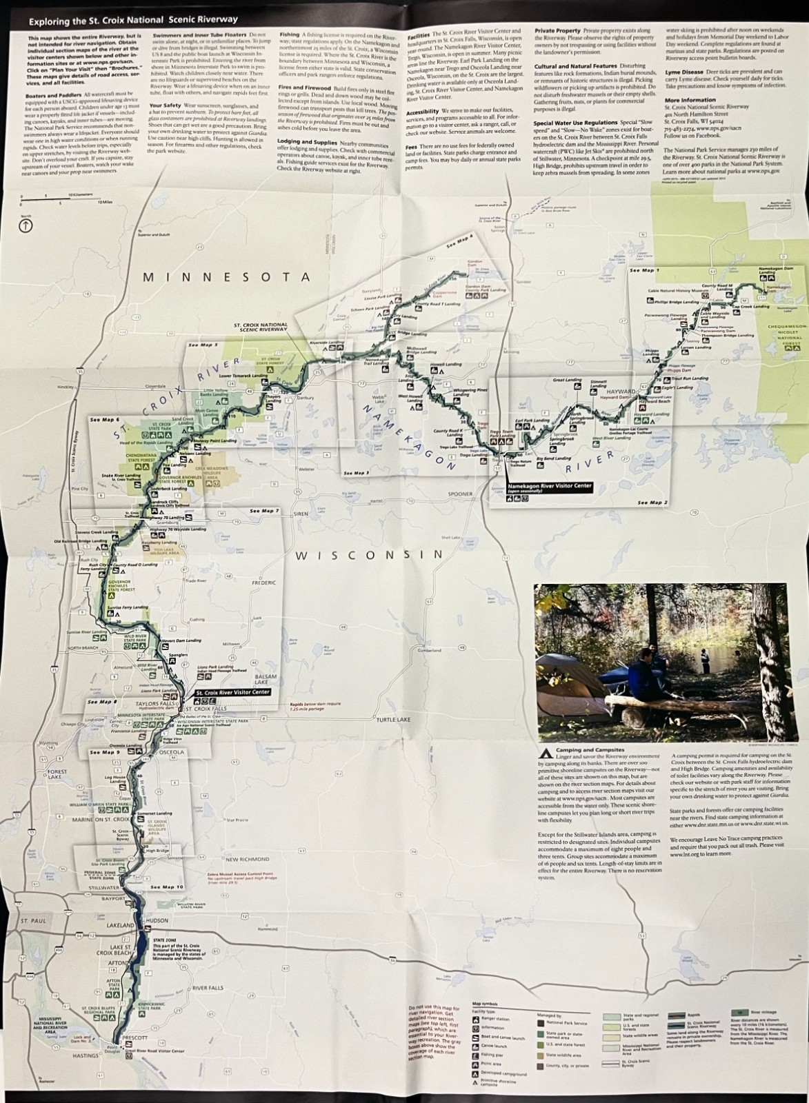 2015 St Croix National Scenic Riverway WI MN NPS Official Park Guide Brochure