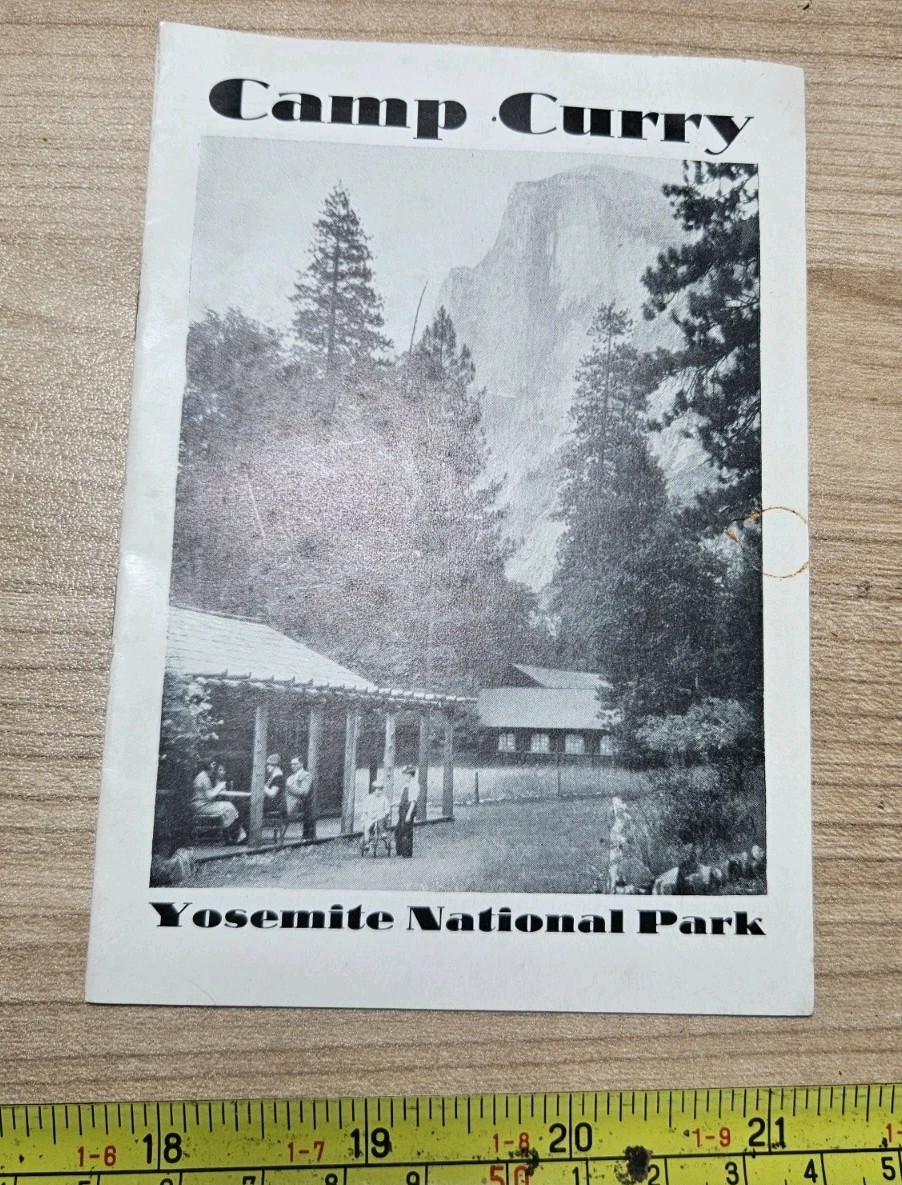 Vintage Camp Curry Yosemite National Park Camping Booklet