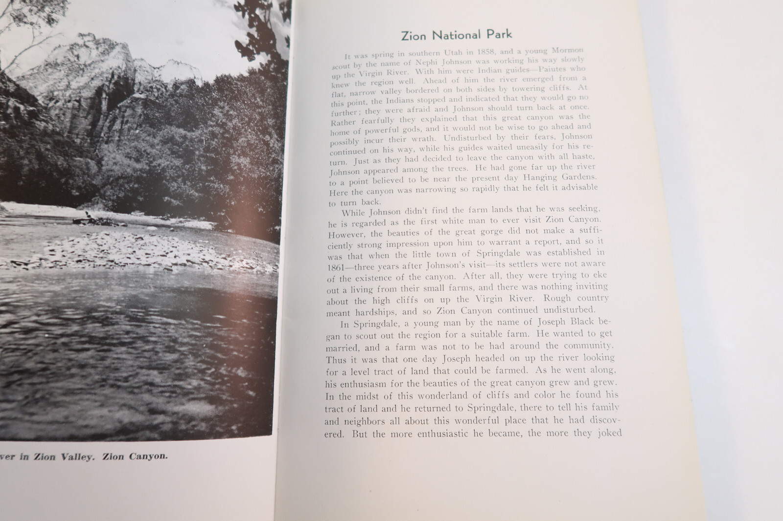 The Rainbow Canyon Country National Parks Book 1946 Zion Utah Russell K. Grater