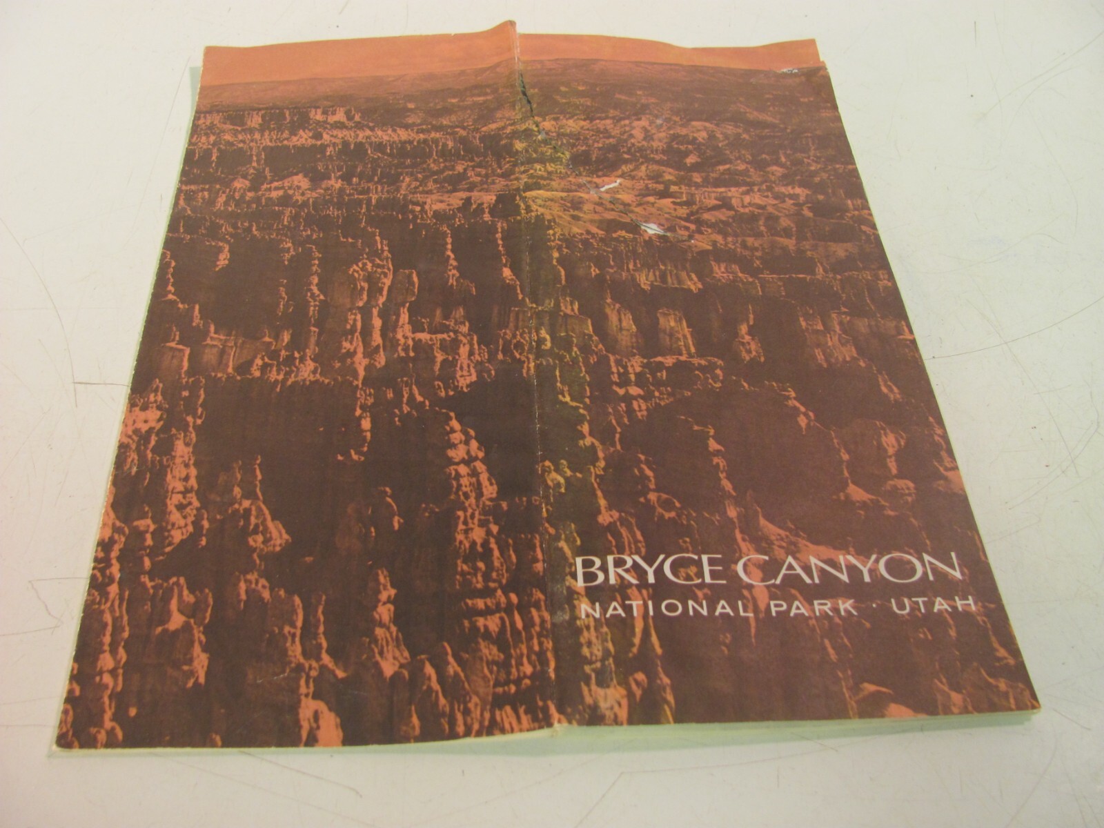 Bryce Canyon National Park Utah Pamphlent Map – Reprint 1966