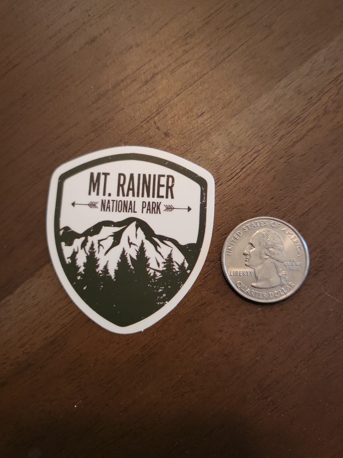Mount Rainier National Park Sticker Decal