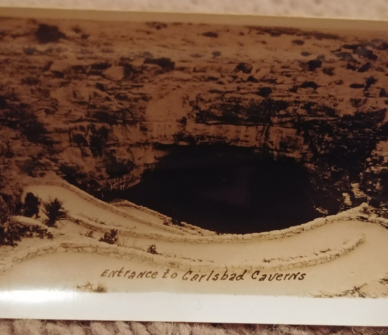 Lot of 15 Vintage Black & White Souvenir Photos – Carlsbad Caverns New Mexico