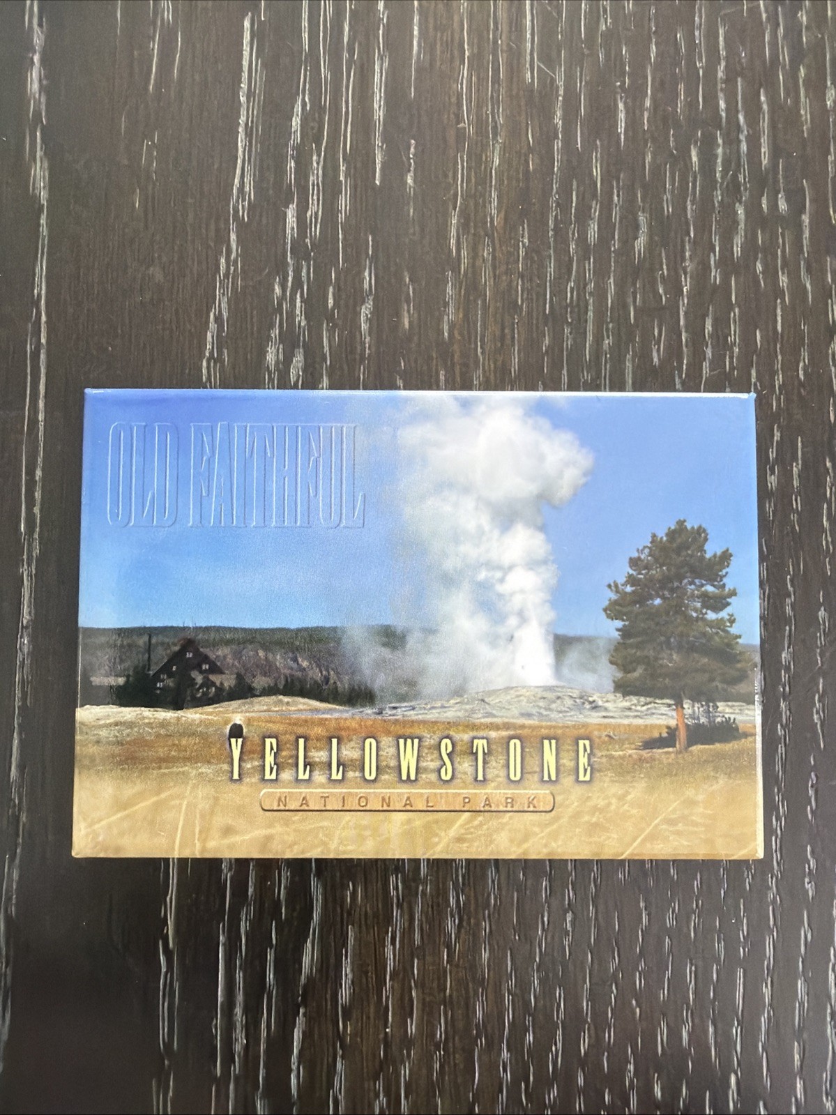 Yellowstone National Park Old Faithful Magnet