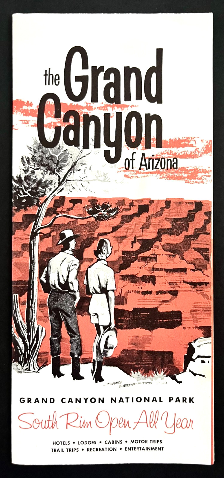 1962 Grand Canyon Park South Rim Recreation Lodging AZ Vintage Travel Brochure