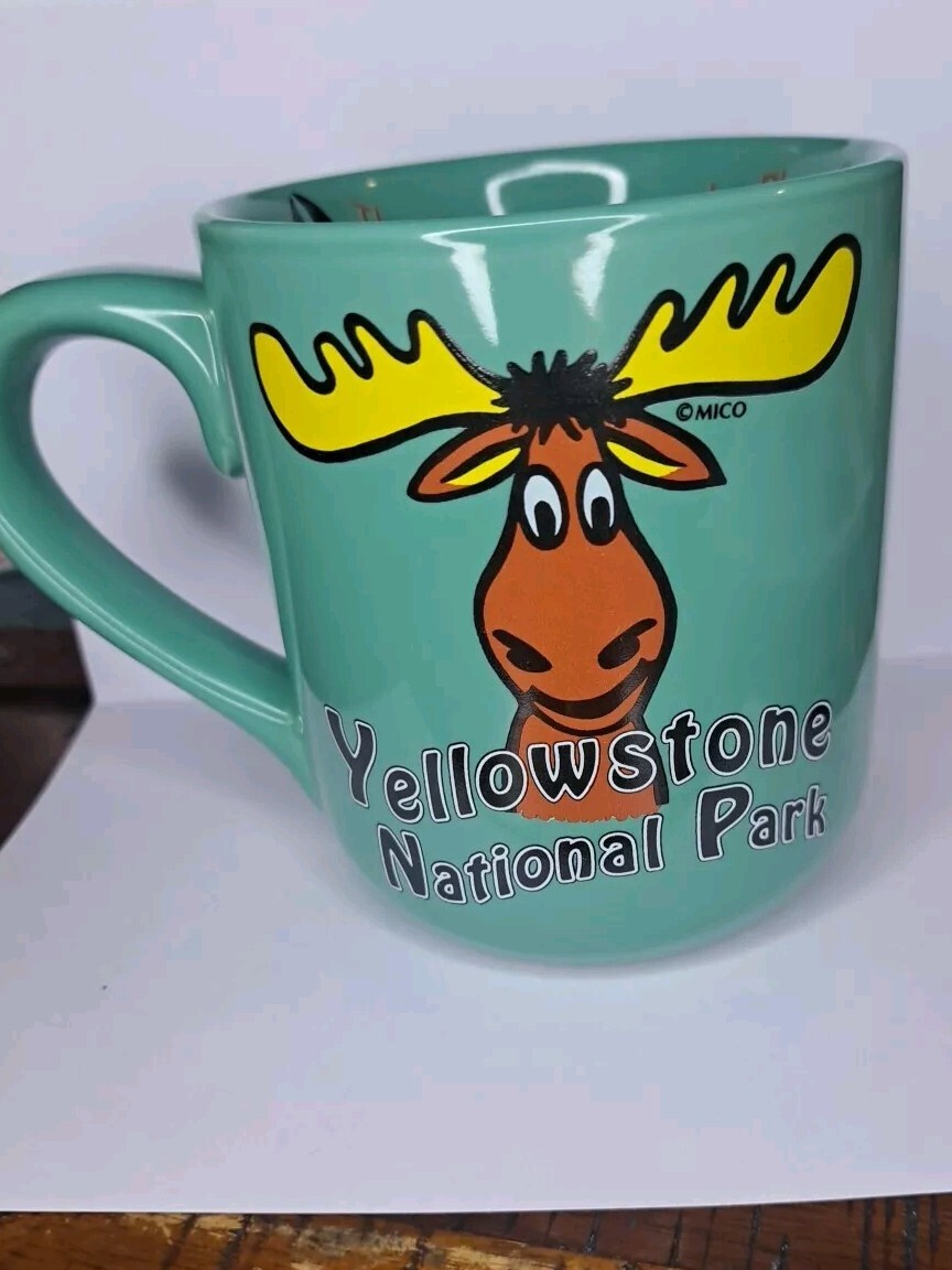 Moosebumps Yellowstone National Park Mug Vintage Moose Adventure Souvenir
