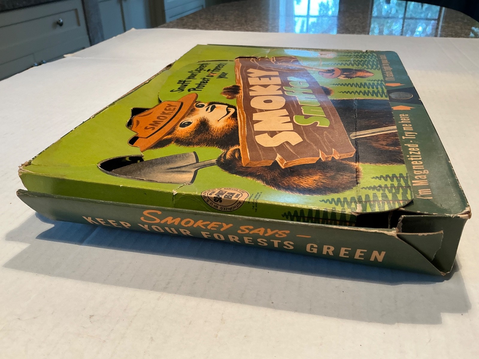 Vintage Smokey The Bear Snuffer Counter Display Box/14 Mint Snuffers/Rare 1950’s