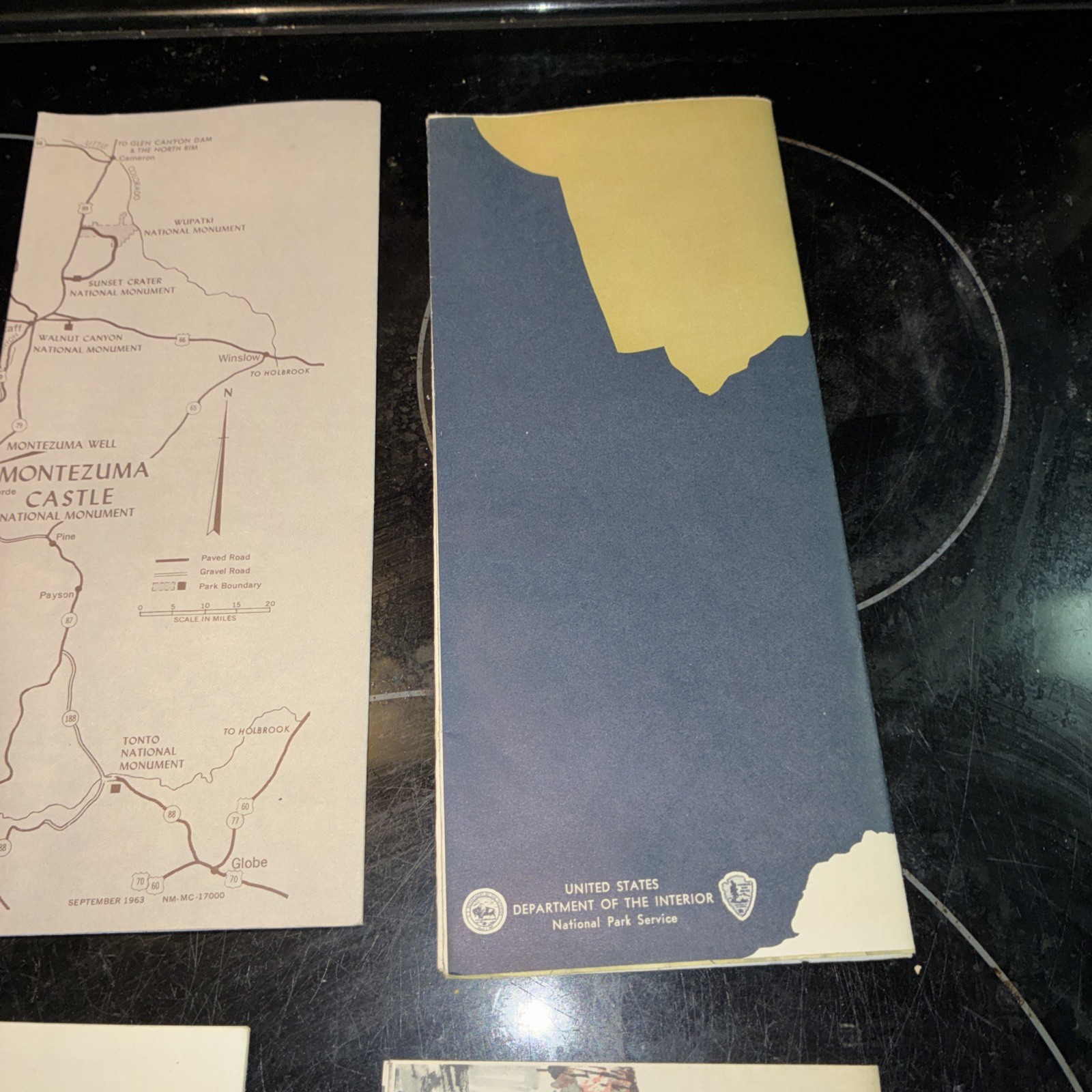 1966 Lot Of 6 National Park Brochure Grand Canyon Sequoia Mead Others