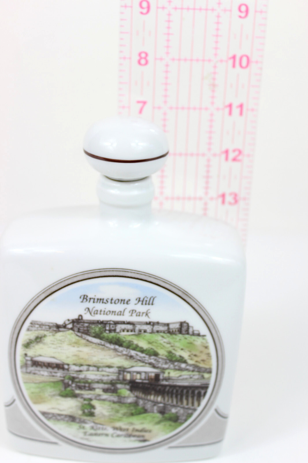 Brimstone Hill National Park Collectible Flask St Kitts West Indies Caribbean
