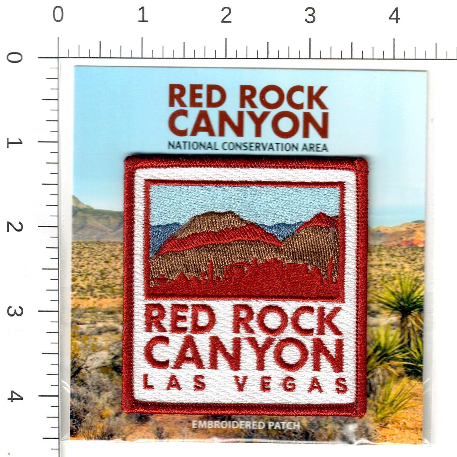 Red Rock Canyon National Park Las Vegas Nevada Embroidered Patch Souvenir