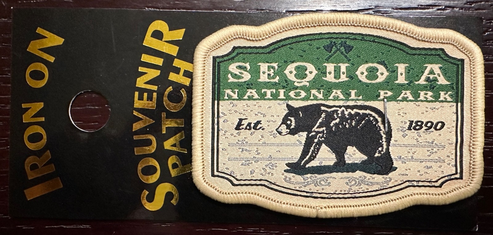 Sequoia National Park Iron On Souvenir Patch