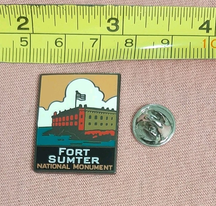 Fort Sumter National Monument South Carolina Travel Lapel Pin