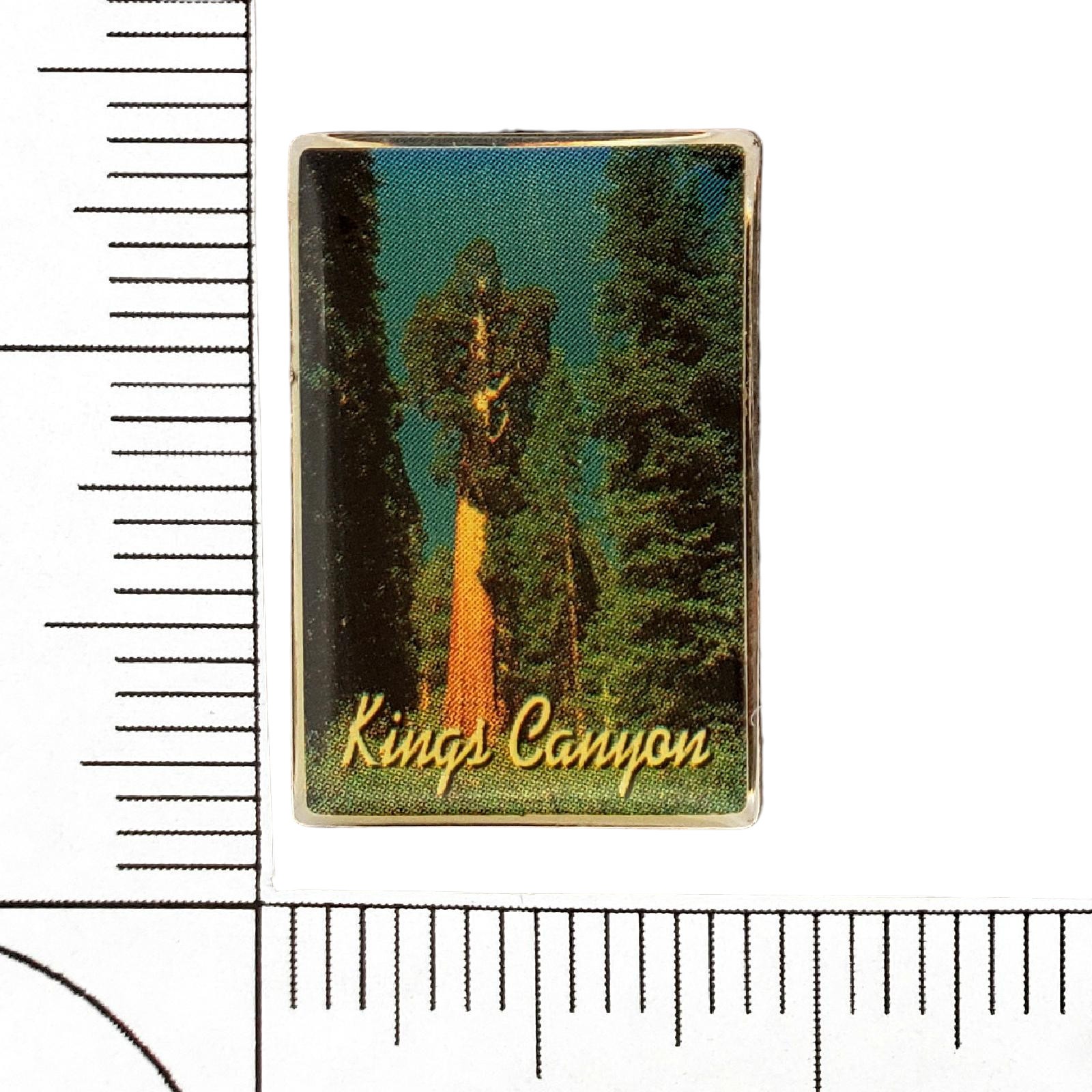 Vintage Kings Canyon National Park General Grant Tree Sequoia Souvenir Lapel Pin