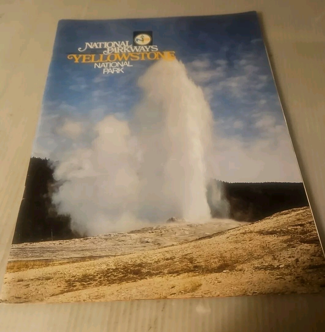 Vintage 1975, National Parkways “Yellowstone National Park” Souvenir Guide Book