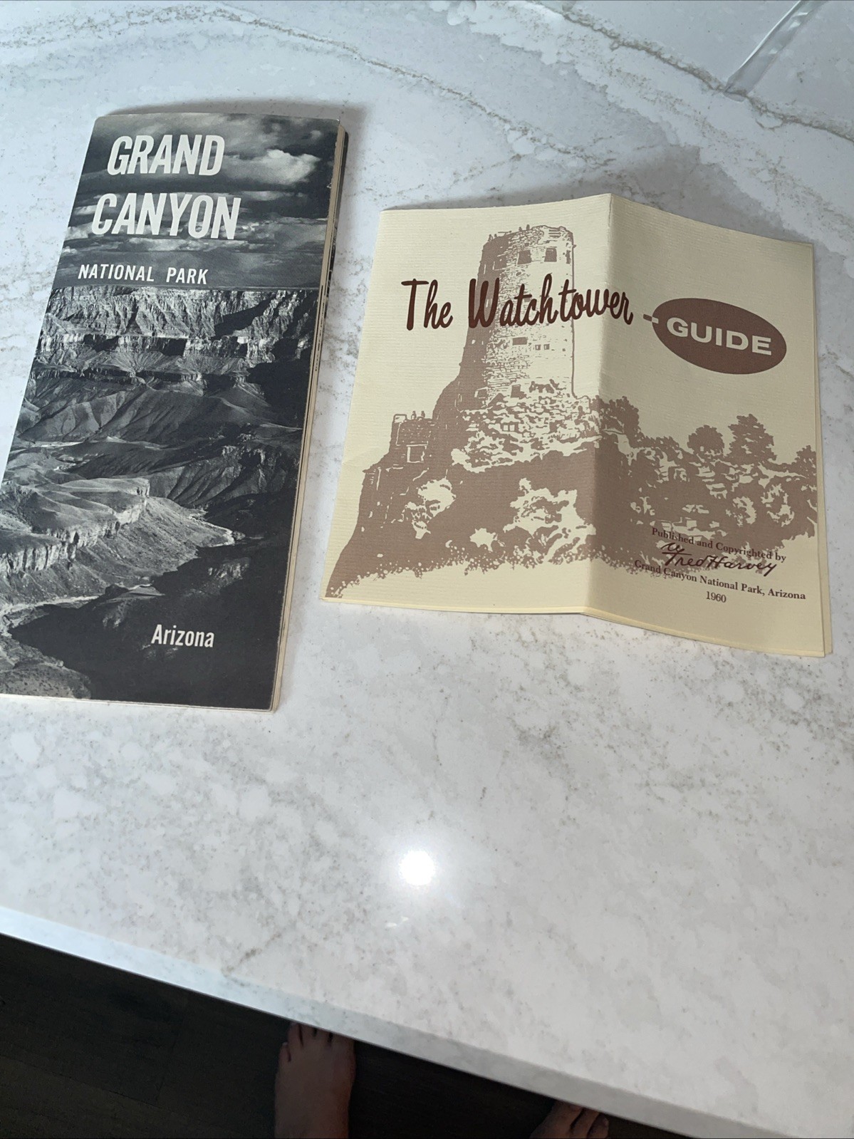 Vintage 1959 The Grand Canyon National Park Brochure Arizona -Watch Tower