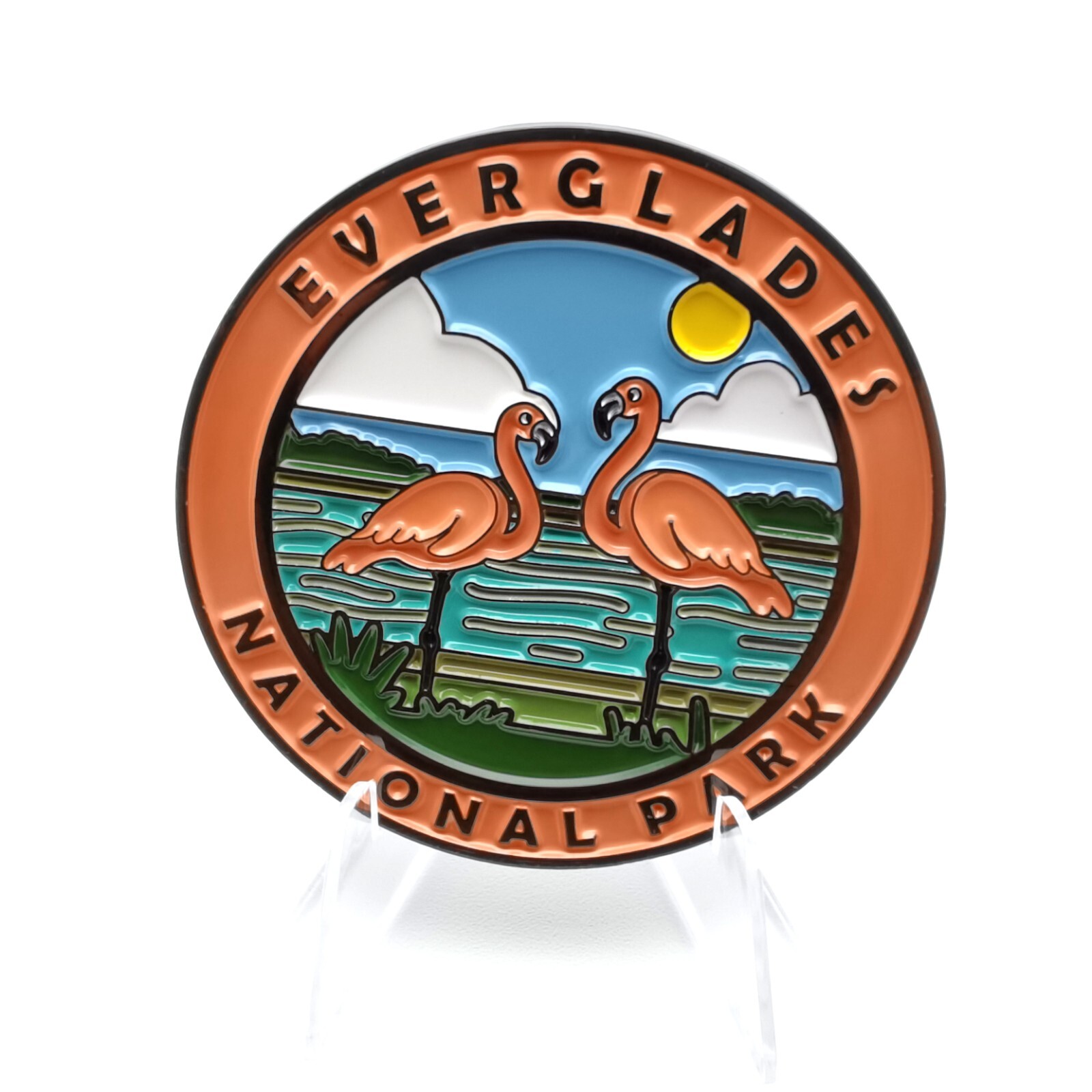Cre8Travel Everglades National Park Collectible Magnet – Enamel Finish, 52mm New