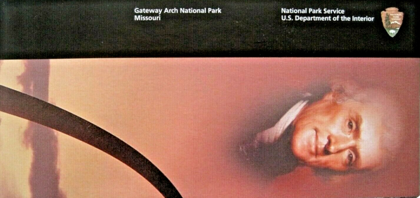 Gateway Arch National Park Missouri National Park Service Unigrid Brochure Map