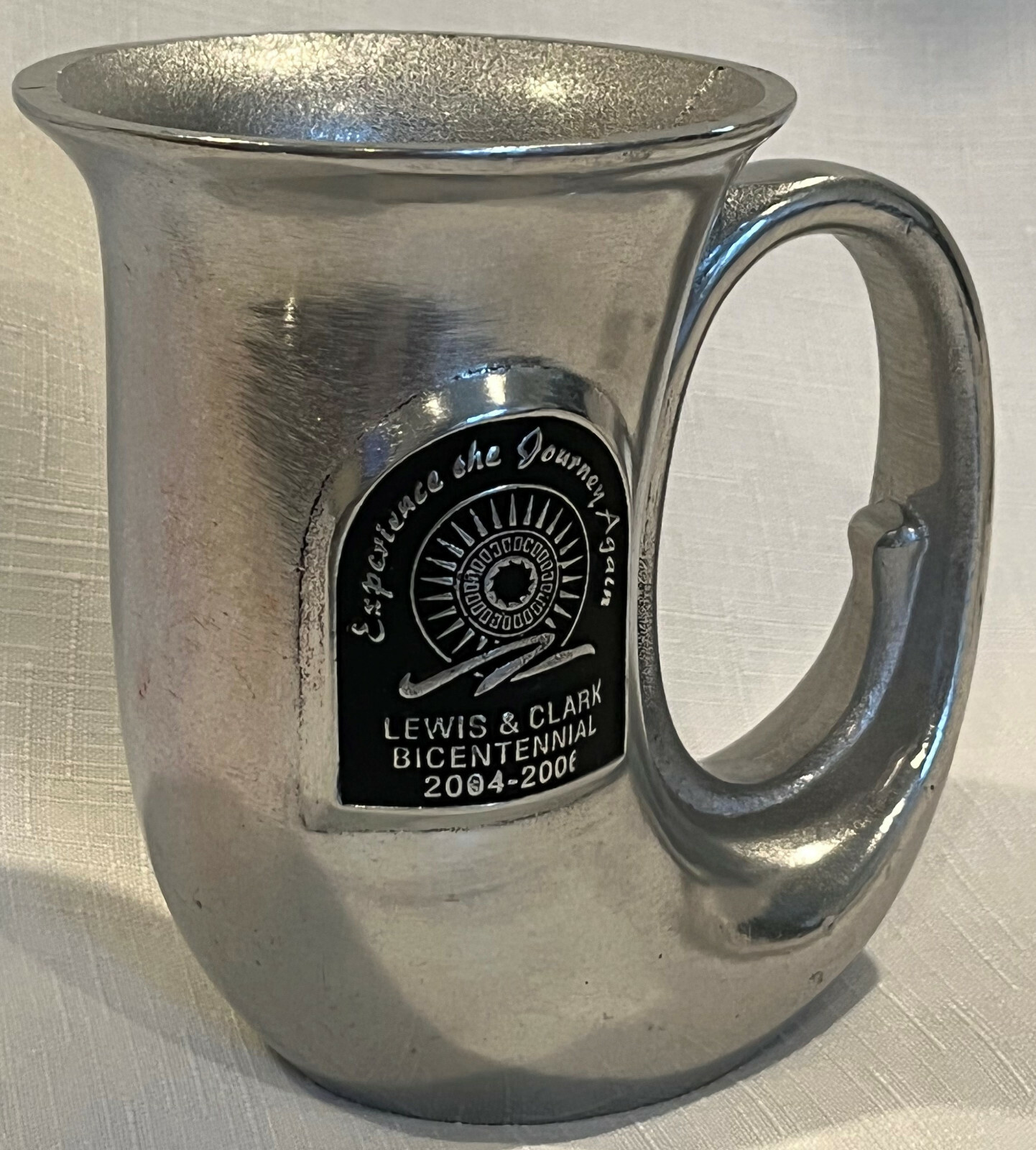 Lewis & Clark Bicentennial 2004-2006 Commemorative Pewter French Horn Coffee Mug