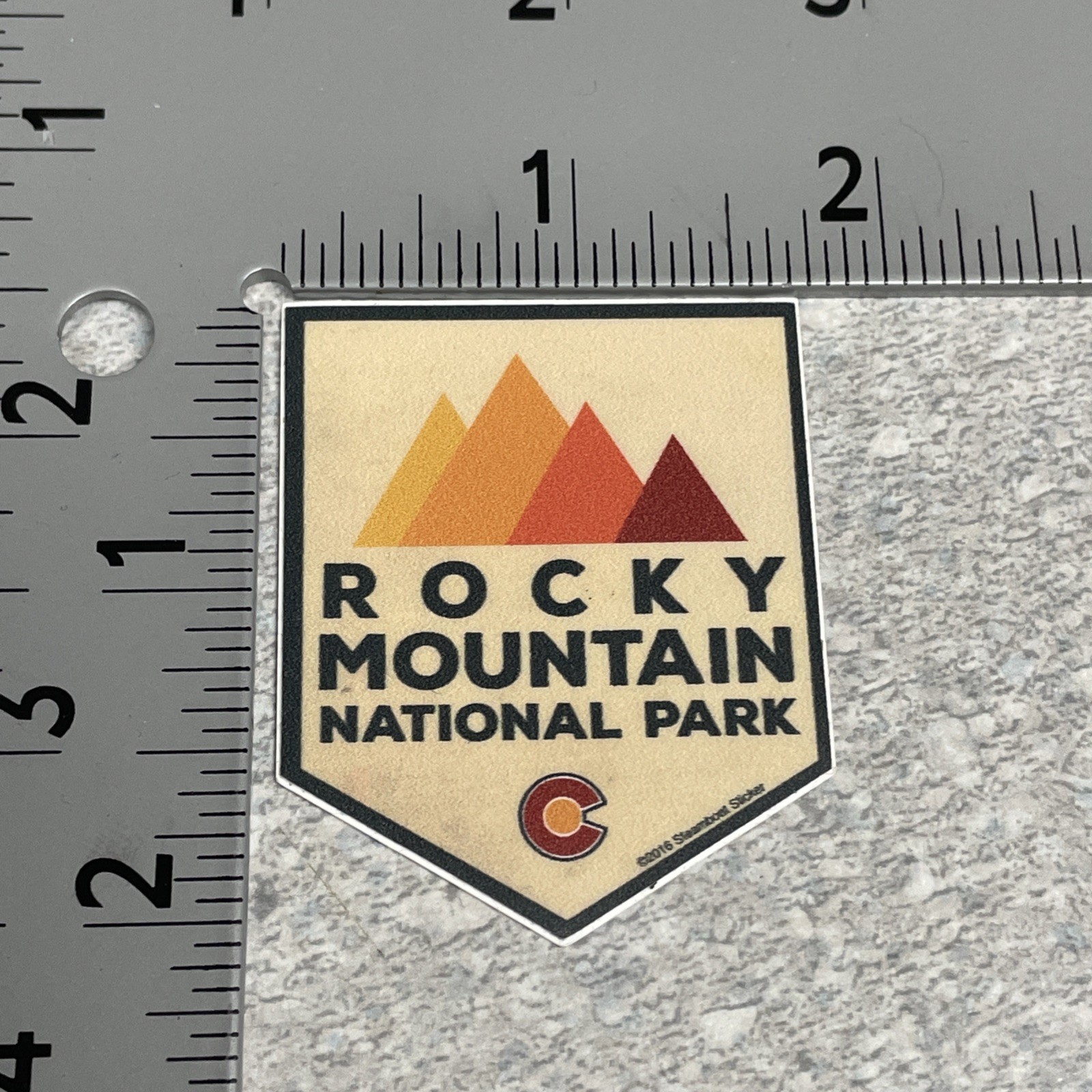 Decal – Rocky Mountain National Park- 2” – Outdoor – New