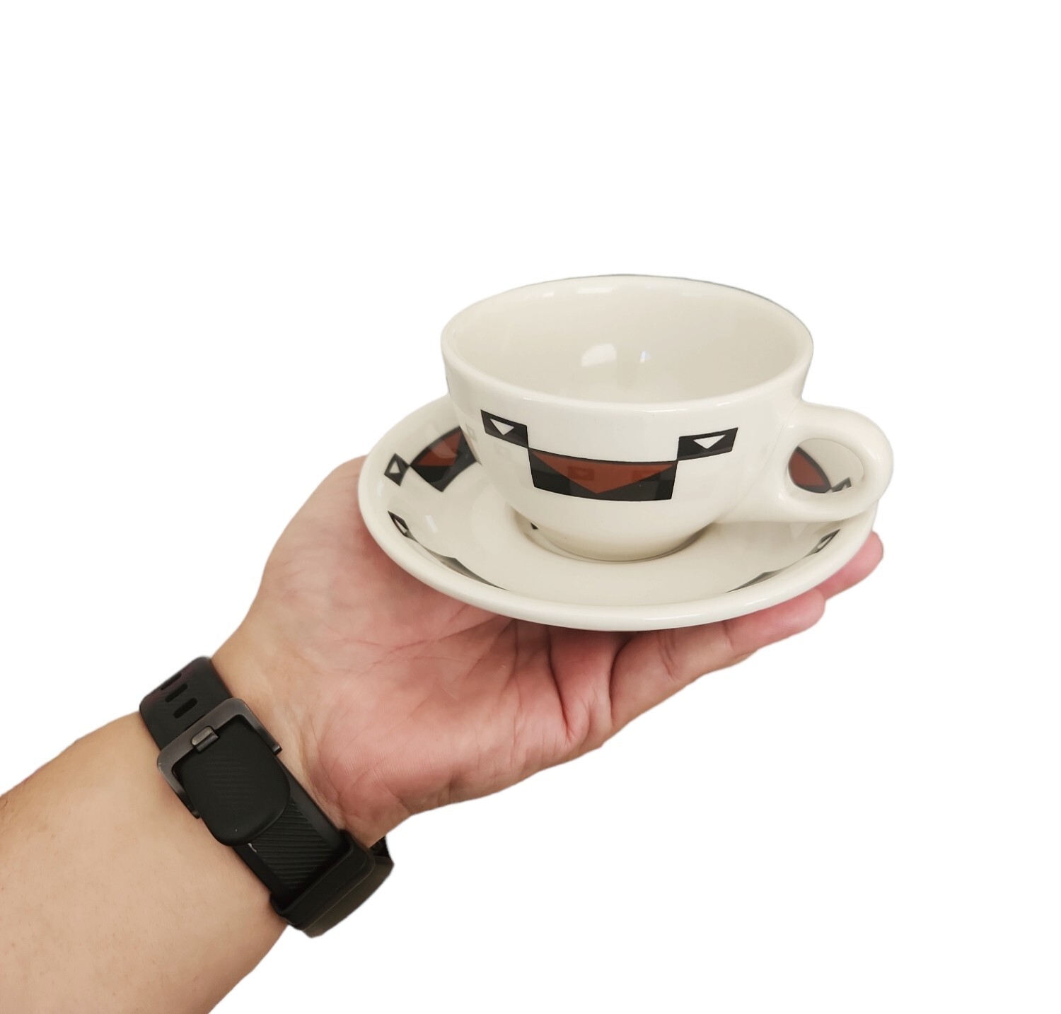Rare Vintage Sterling China Coffee or Tea cup and small plate Ahwahnee Hotel