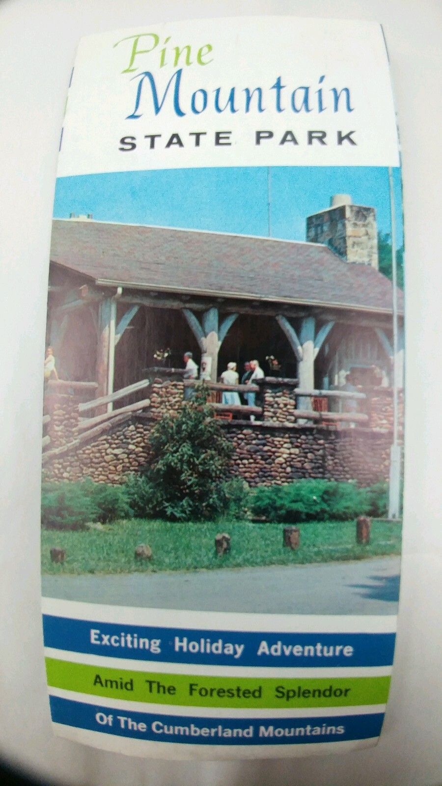 Vintage Kentucky Pine Mountain State Park Color Brochure