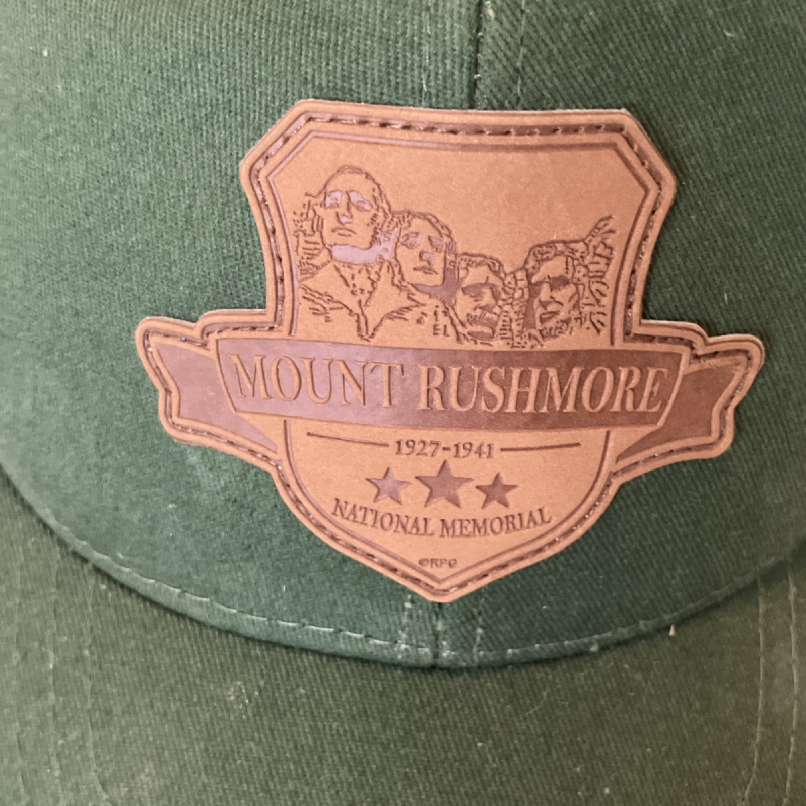 Mount Rushmore National Memorial Green Mesh Trucker Hat National Parks Souvenir